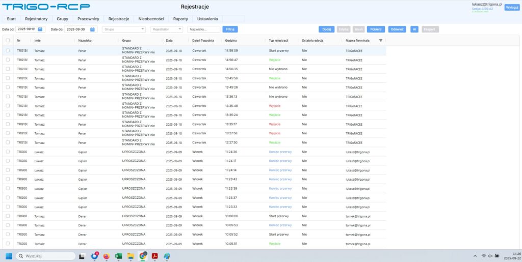 rejestracje rejestracje